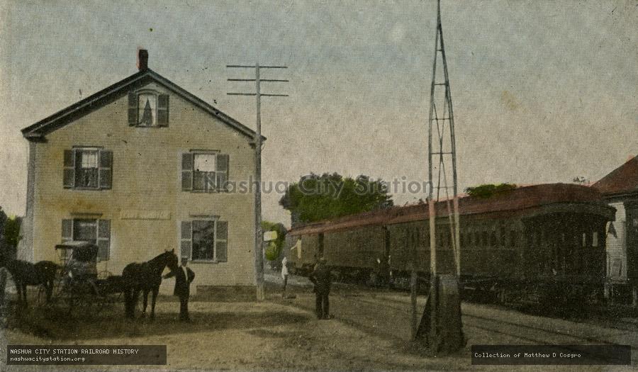 Postcard: Boston & Maine Station, East Kingston, N.H.